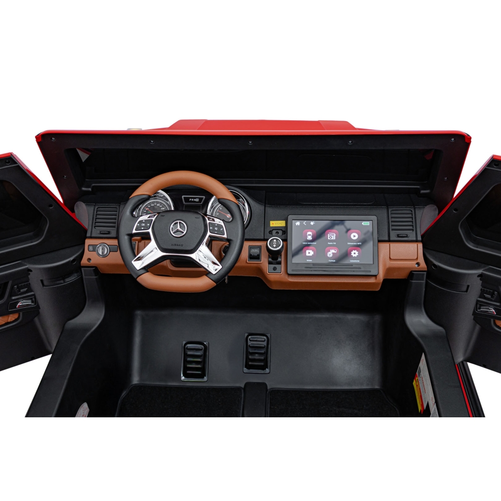 Elektromobilis Mercedes Benz MAYBACH G650, Red-Elektromobiliai vaikams, Visureigiai-e-vaikas