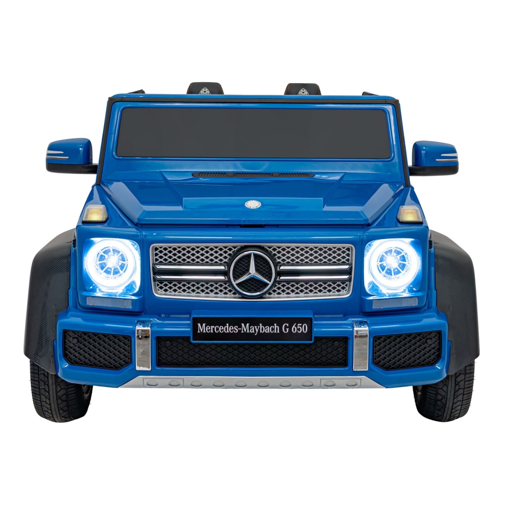 Elektromobilis Mercedes Benz MAYBACH G650, Blue-Elektromobiliai vaikams, Visureigiai-e-vaikas