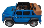 Elektromobilis Mercedes Benz MAYBACH G650, Blue-Elektromobiliai vaikams, Visureigiai-e-vaikas