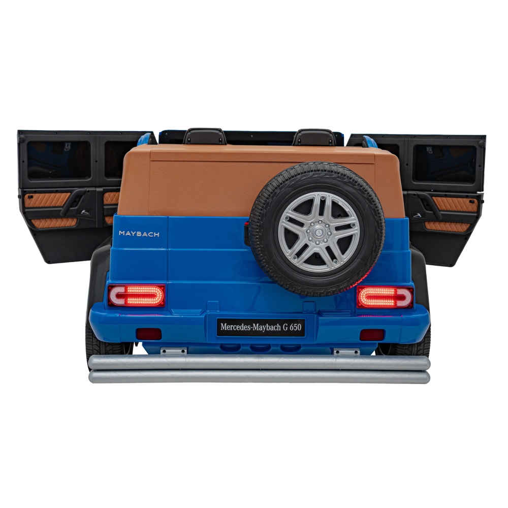 Elektromobilis Mercedes Benz MAYBACH G650, Blue-Elektromobiliai vaikams, Visureigiai-e-vaikas