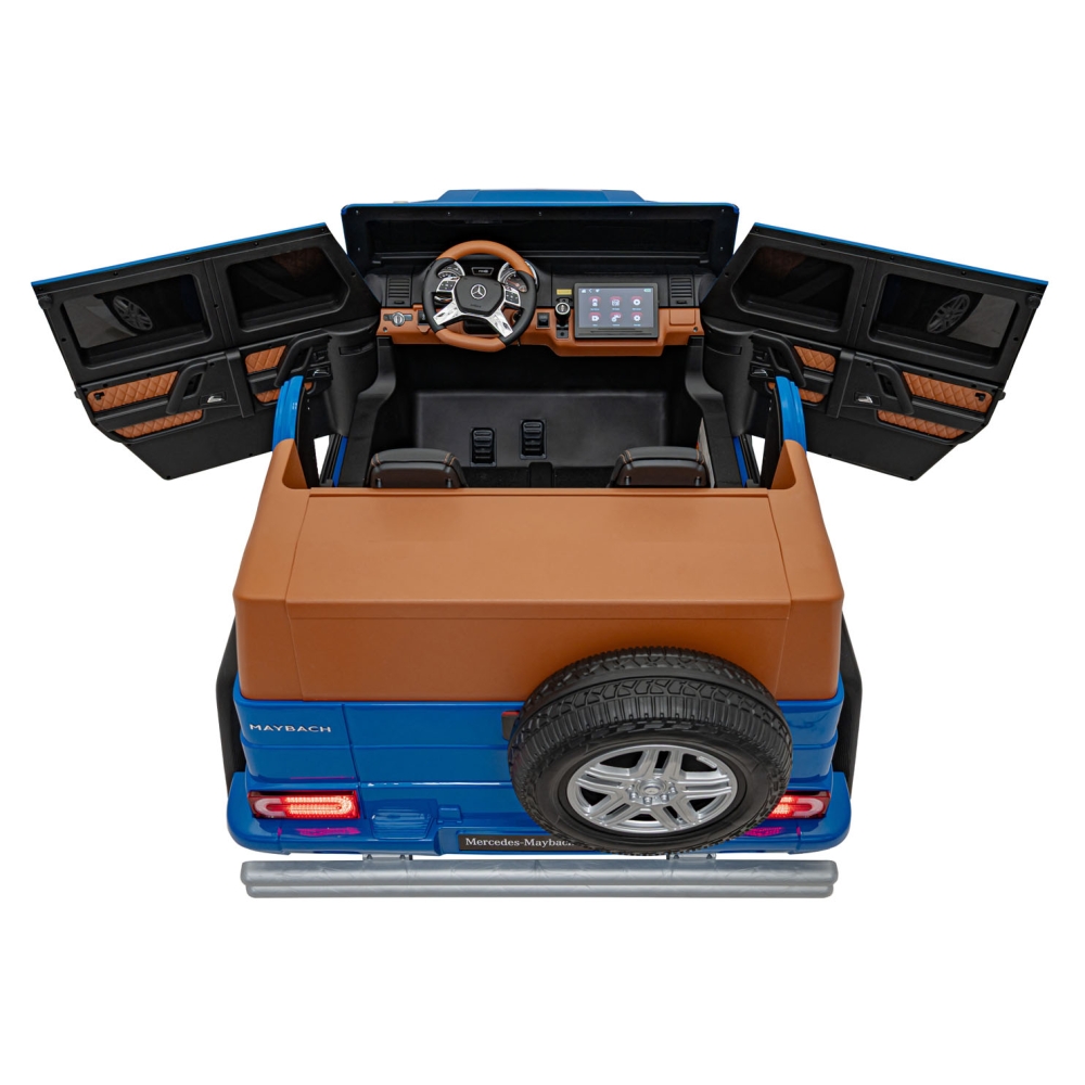 Elektromobilis Mercedes Benz MAYBACH G650, Blue-Elektromobiliai vaikams, Visureigiai-e-vaikas