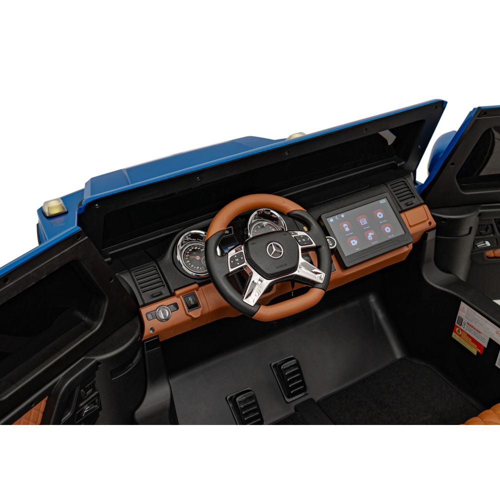 Elektromobilis Mercedes Benz MAYBACH G650, Blue-Elektromobiliai vaikams, Visureigiai-e-vaikas