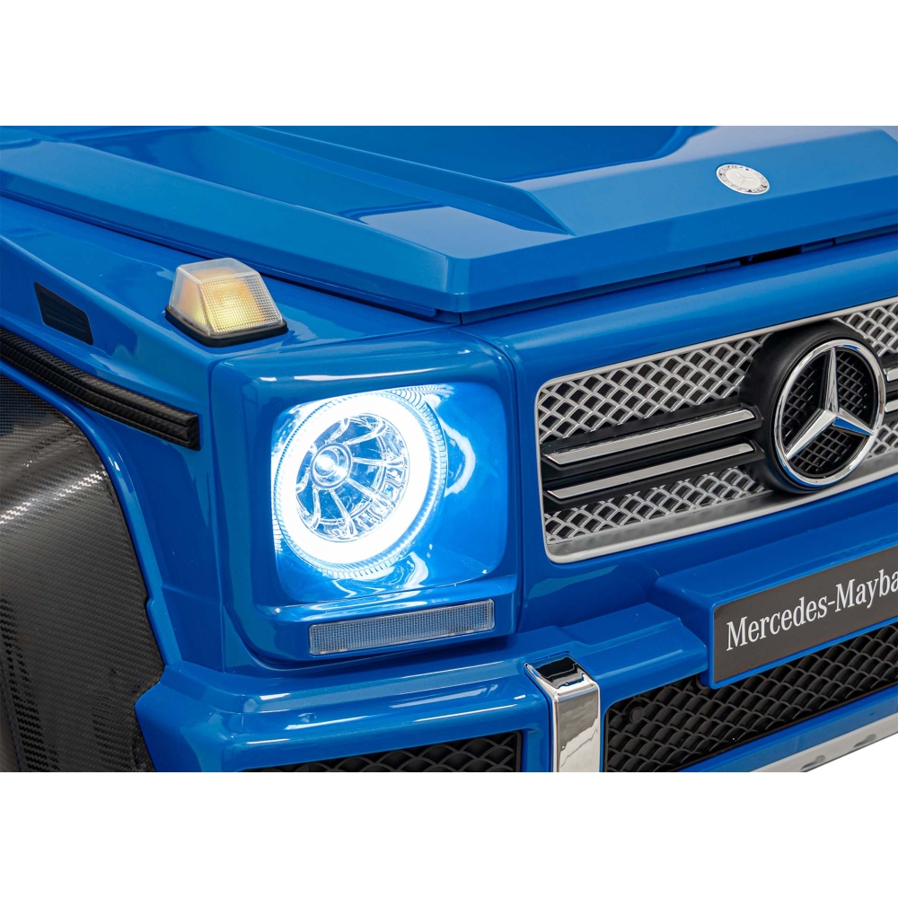 Elektromobilis Mercedes Benz MAYBACH G650, Blue-Elektromobiliai vaikams, Visureigiai-e-vaikas
