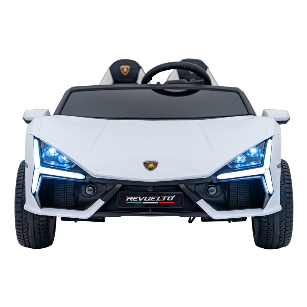 Elektromobilis Lamborghini Revuelto XL, White-Elektromobiliai vaikams, Mašinos-e-vaikas