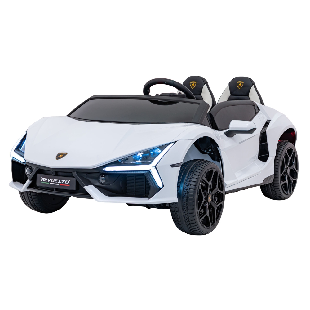 Elektromobilis Lamborghini Revuelto XL, White-Elektromobiliai vaikams, Mašinos-e-vaikas