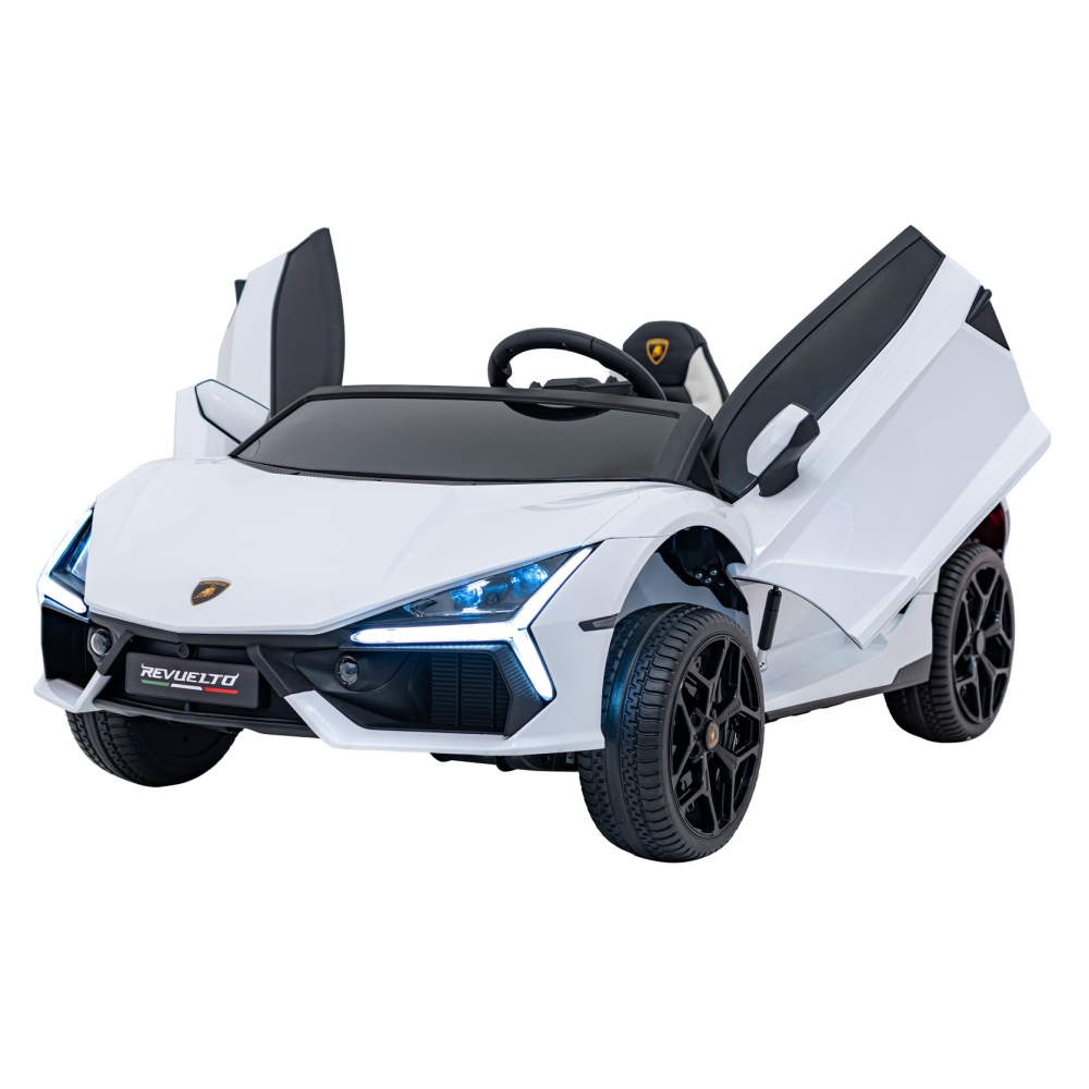 Elektromobilis Lamborghini Revuelto XL, White-Elektromobiliai vaikams, Mašinos-e-vaikas