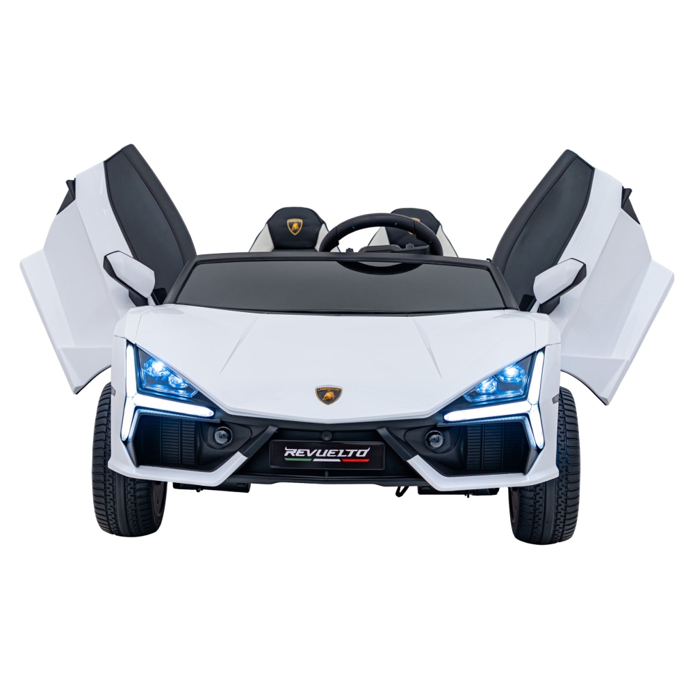 Elektromobilis Lamborghini Revuelto XL, White-Elektromobiliai vaikams, Mašinos-e-vaikas