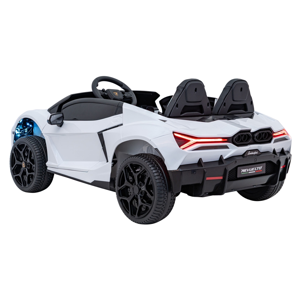 Elektromobilis Lamborghini Revuelto XL, White-Elektromobiliai vaikams, Mašinos-e-vaikas