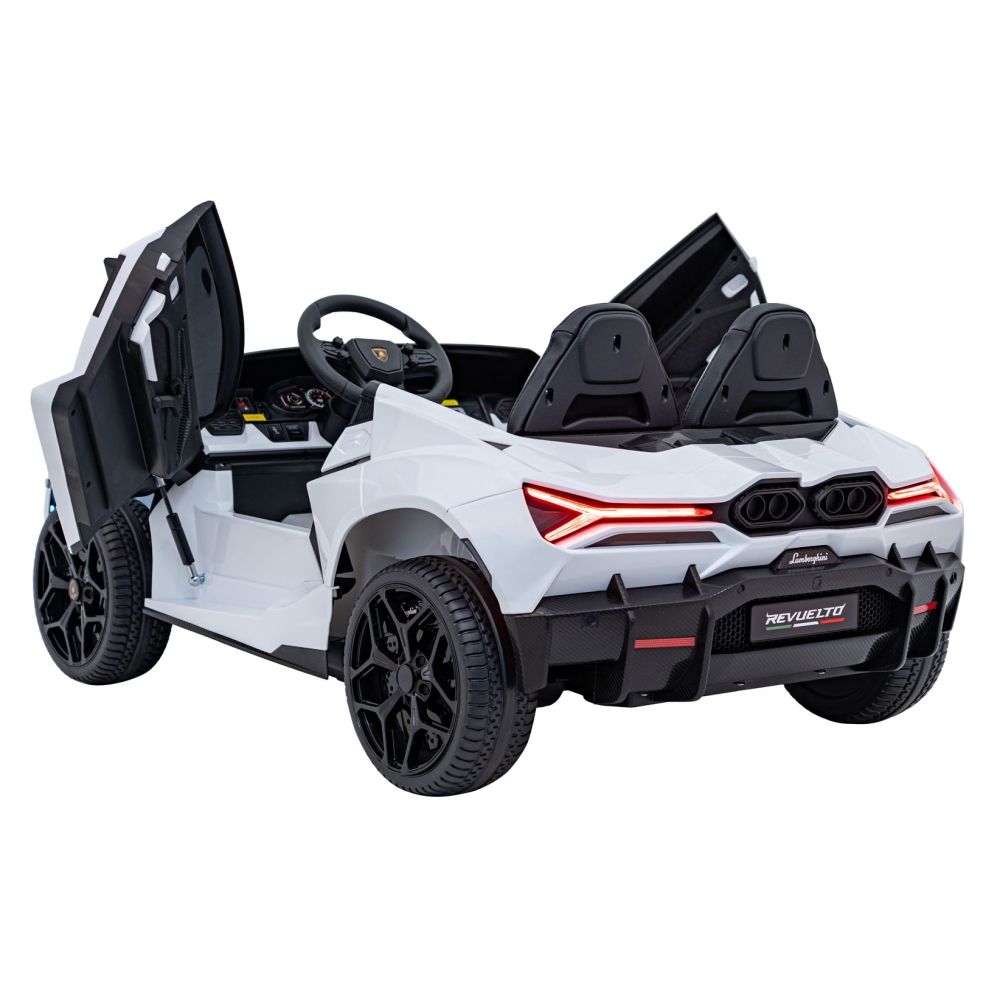 Elektromobilis Lamborghini Revuelto XL, White-Elektromobiliai vaikams, Mašinos-e-vaikas