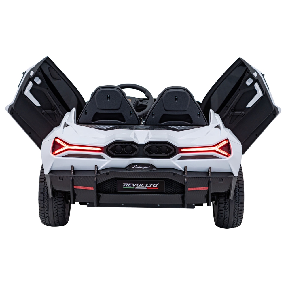 Elektromobilis Lamborghini Revuelto XL, White-Elektromobiliai vaikams, Mašinos-e-vaikas