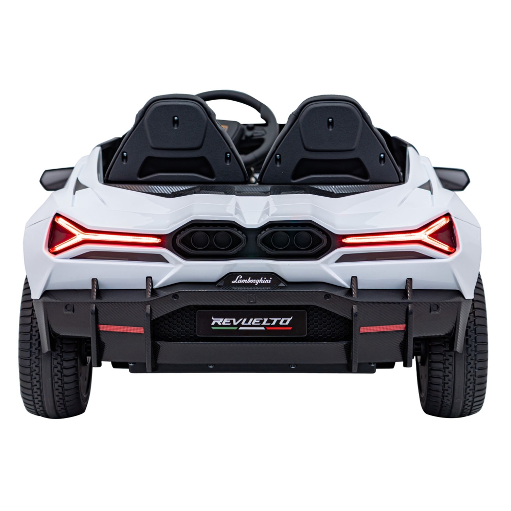 Elektromobilis Lamborghini Revuelto XL, White-Elektromobiliai vaikams, Mašinos-e-vaikas