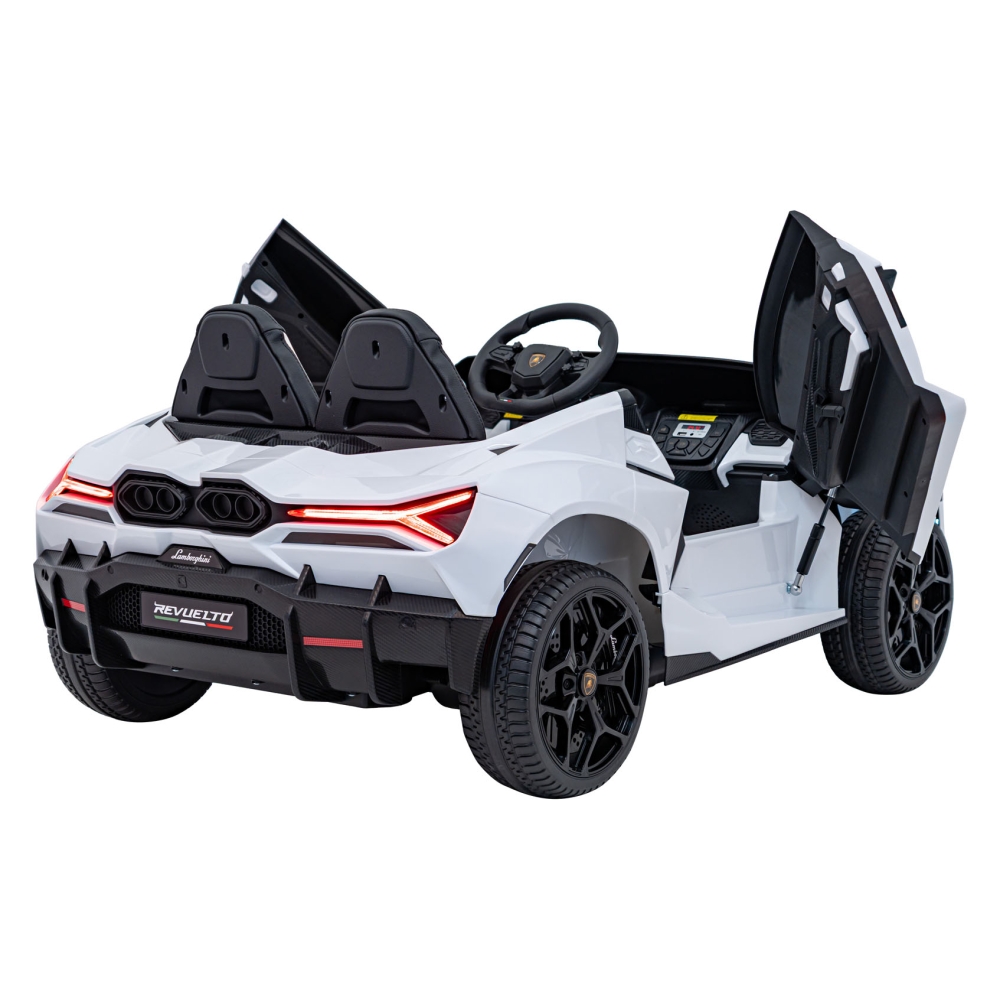 Elektromobilis Lamborghini Revuelto XL, White-Elektromobiliai vaikams, Mašinos-e-vaikas