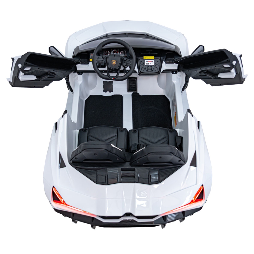 Elektromobilis Lamborghini Revuelto XL, White-Elektromobiliai vaikams, Mašinos-e-vaikas