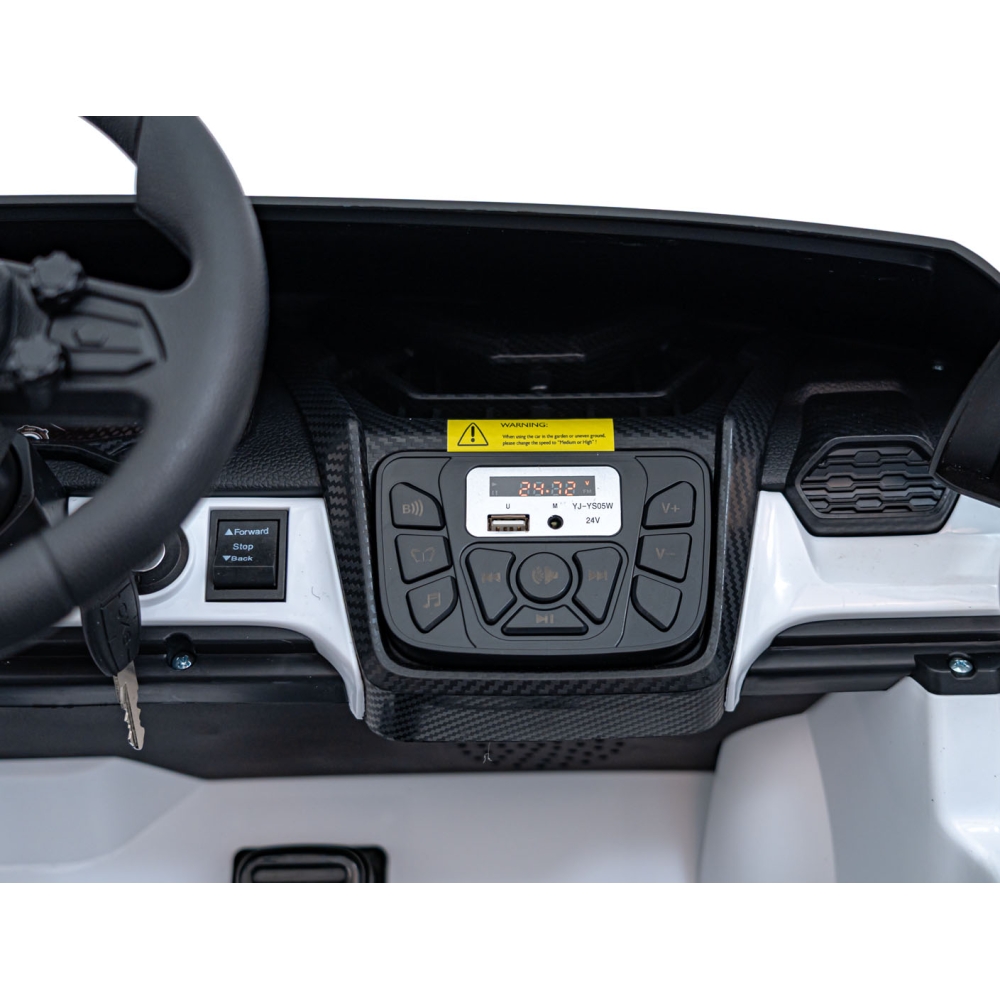 Elektromobilis Lamborghini Revuelto XL, White-Elektromobiliai vaikams, Mašinos-e-vaikas