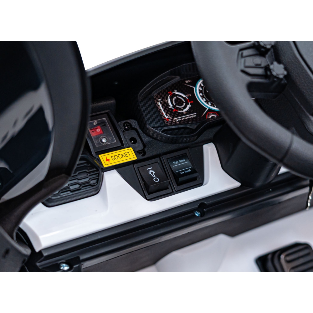 Elektromobilis Lamborghini Revuelto XL, White-Elektromobiliai vaikams, Mašinos-e-vaikas