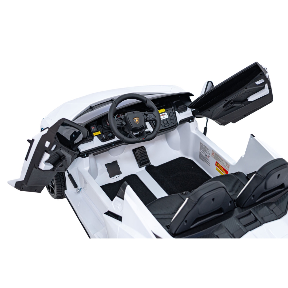 Elektromobilis Lamborghini Revuelto XL, White-Elektromobiliai vaikams, Mašinos-e-vaikas