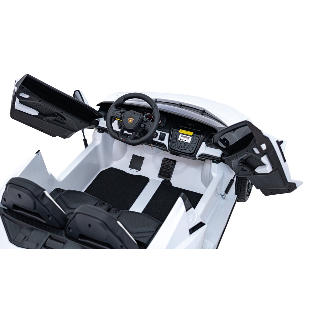 Elektromobilis Lamborghini Revuelto XL, White-Elektromobiliai vaikams, Mašinos-e-vaikas