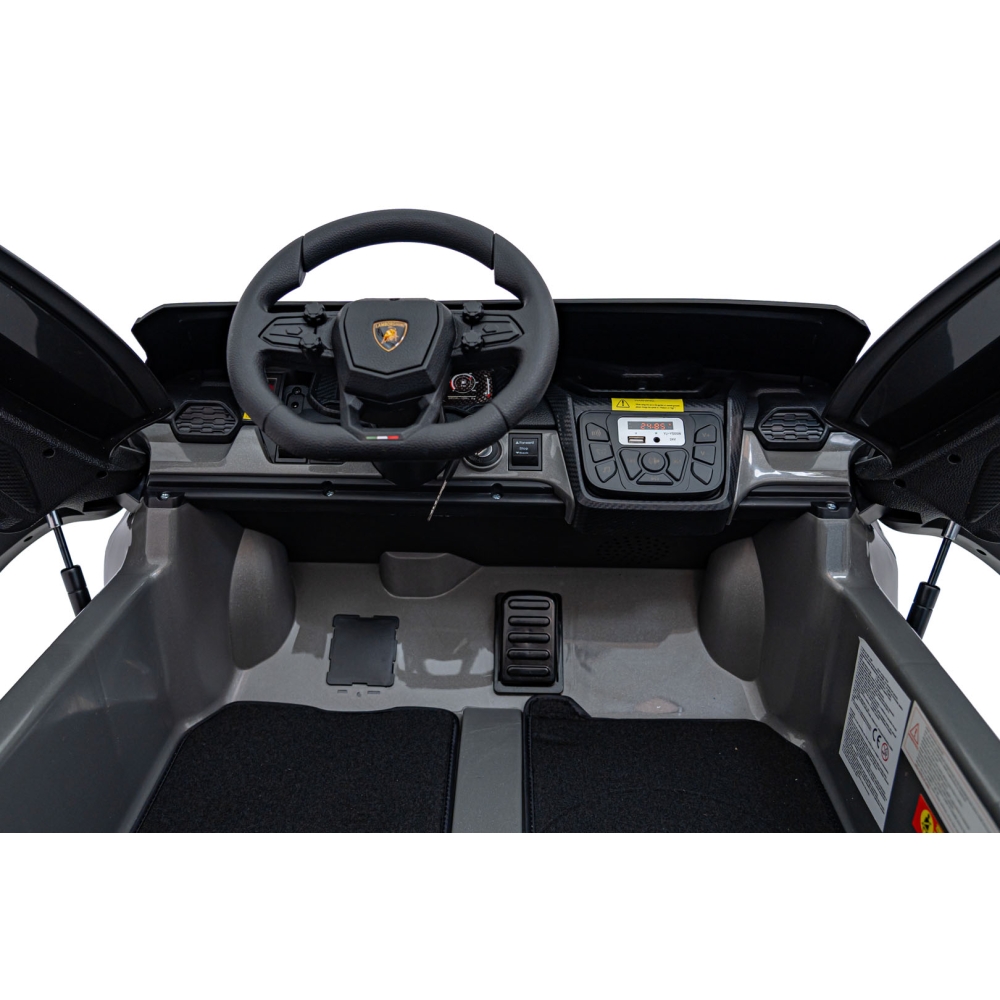 Elektromobilis Lamborghini Revuelto XL, Grey-Elektromobiliai vaikams, Mašinos-e-vaikas