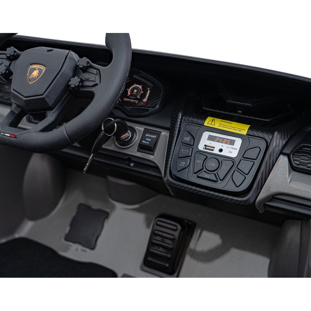 Elektromobilis Lamborghini Revuelto XL, Grey-Elektromobiliai vaikams, Mašinos-e-vaikas