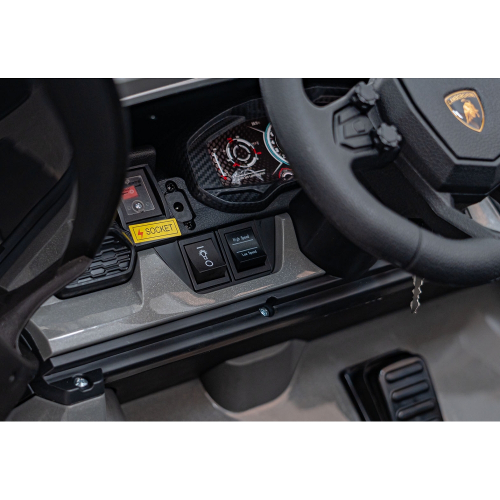 Elektromobilis Lamborghini Revuelto XL, Grey-Elektromobiliai vaikams, Mašinos-e-vaikas