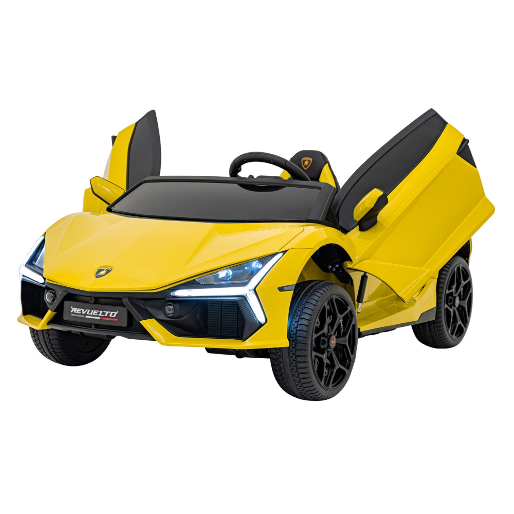 Elektromobilis Lamborghini Revuelto XL, Yellow-Elektromobiliai vaikams, Mašinos-e-vaikas