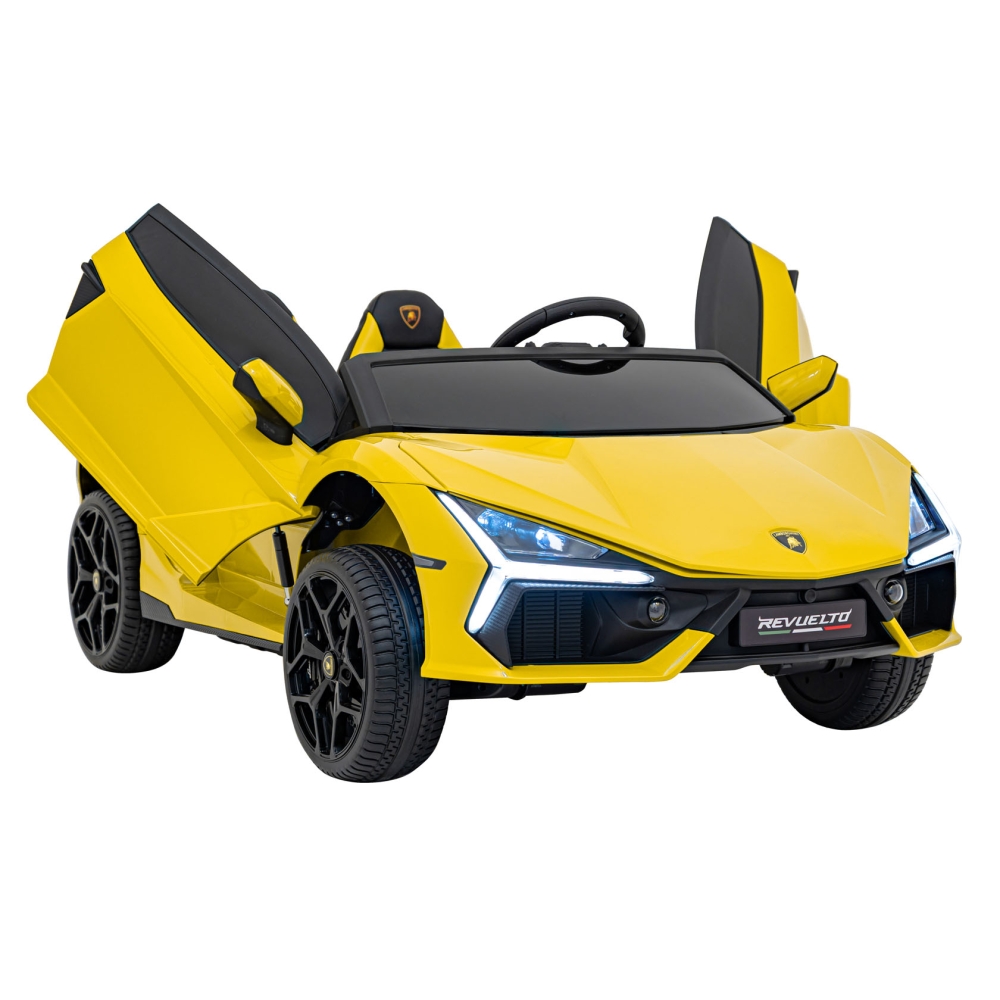Elektromobilis Lamborghini Revuelto XL, Yellow-Elektromobiliai vaikams, Mašinos-e-vaikas