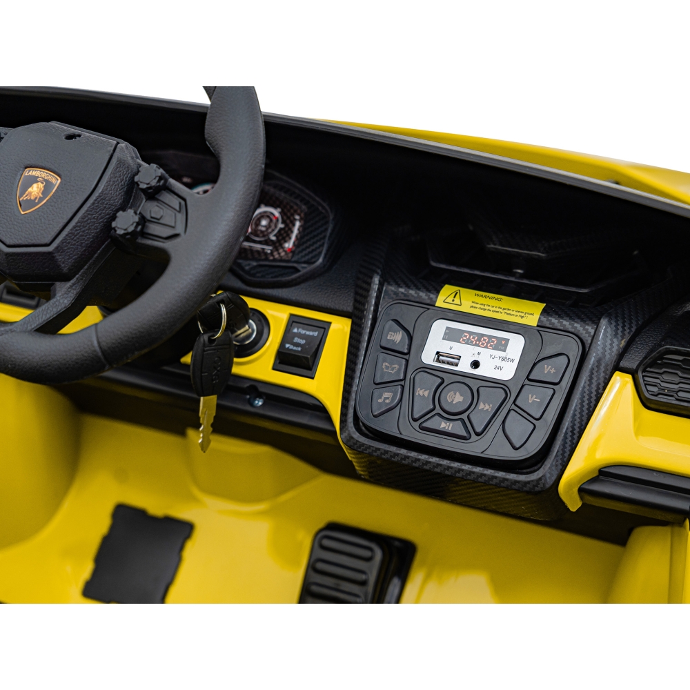 Elektromobilis Lamborghini Revuelto XL, Yellow-Elektromobiliai vaikams, Mašinos-e-vaikas