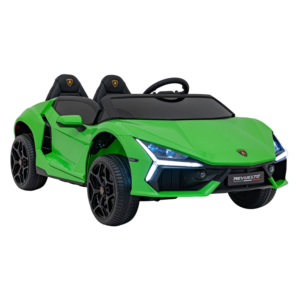 Elektromobilis Lamborghini Revuelto XL, Green-Elektromobiliai vaikams, Mašinos-e-vaikas