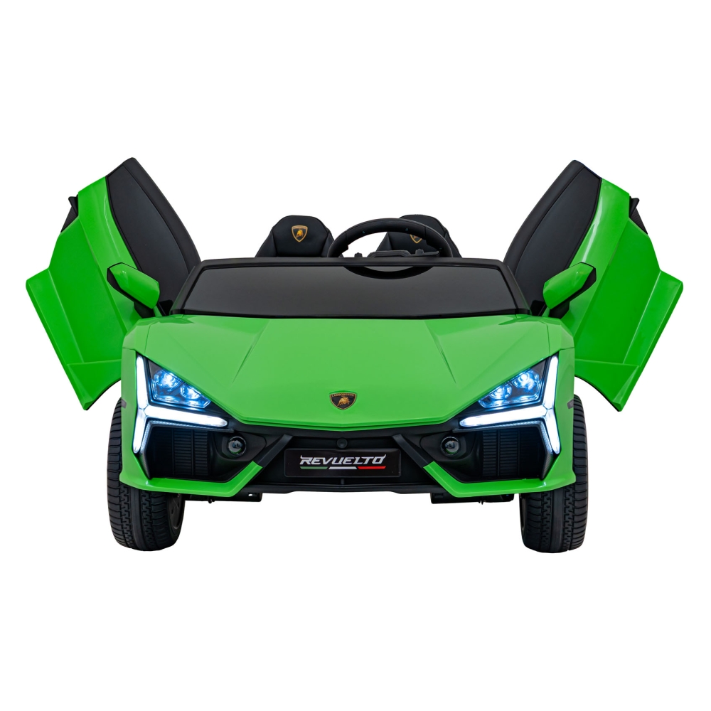 Elektromobilis Lamborghini Revuelto XL, Green-Elektromobiliai vaikams, Mašinos-e-vaikas