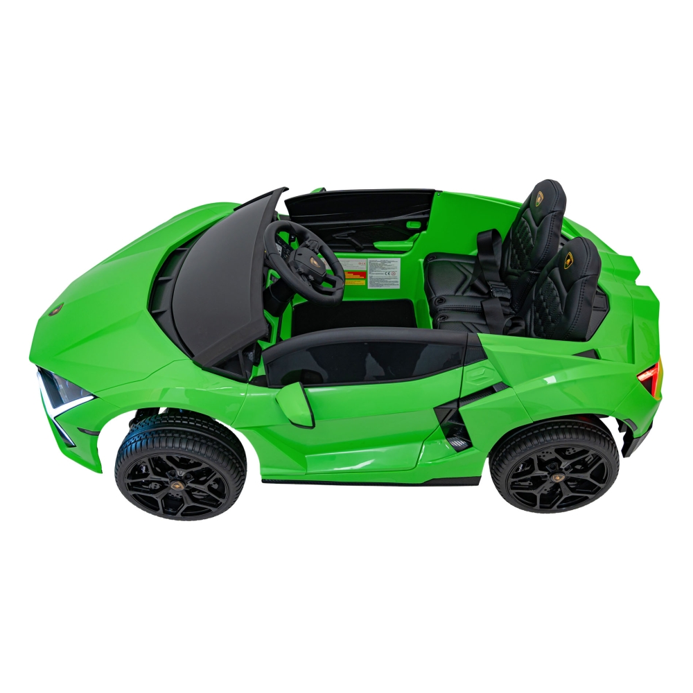 Elektromobilis Lamborghini Revuelto XL, Green-Elektromobiliai vaikams, Mašinos-e-vaikas