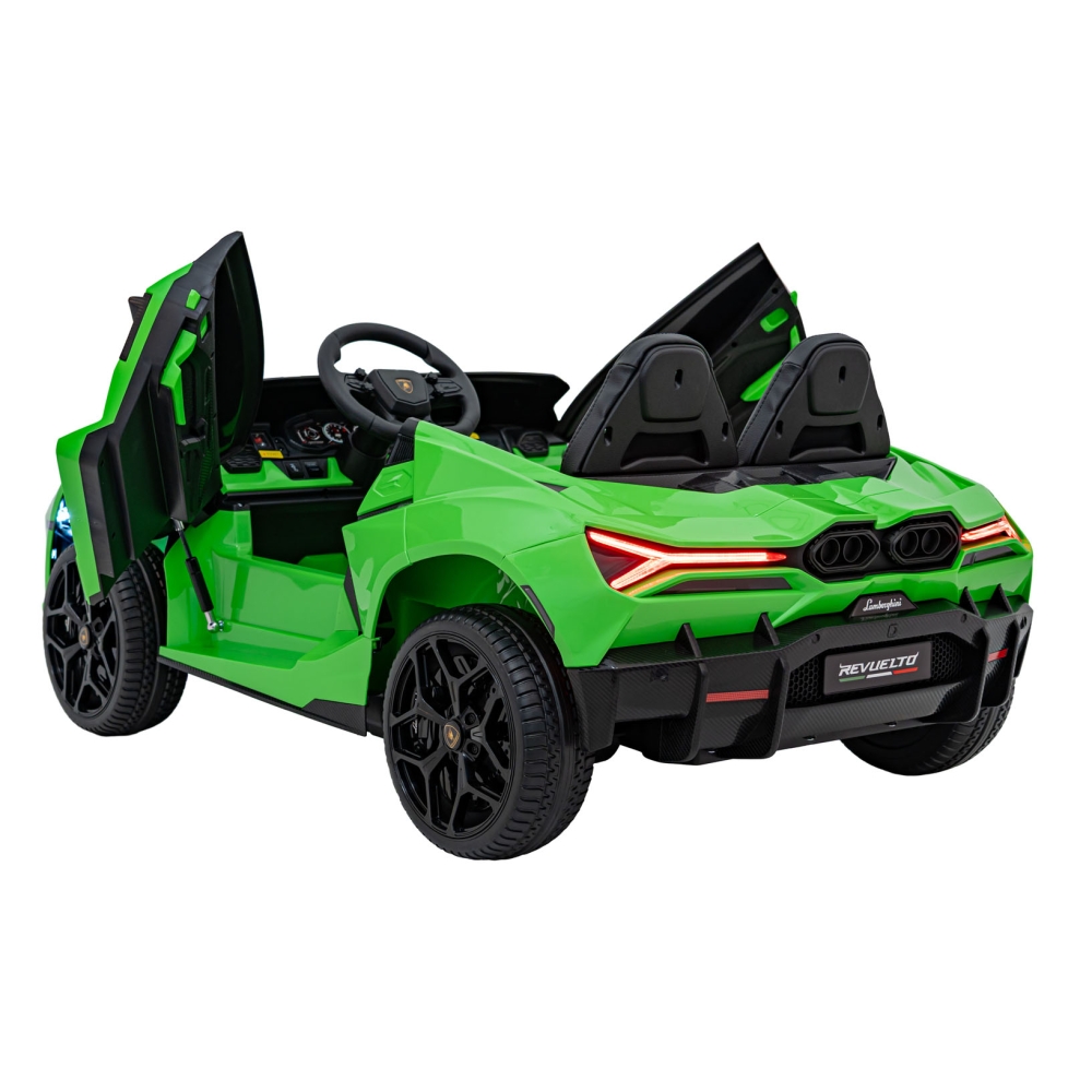 Elektromobilis Lamborghini Revuelto XL, Green-Elektromobiliai vaikams, Mašinos-e-vaikas