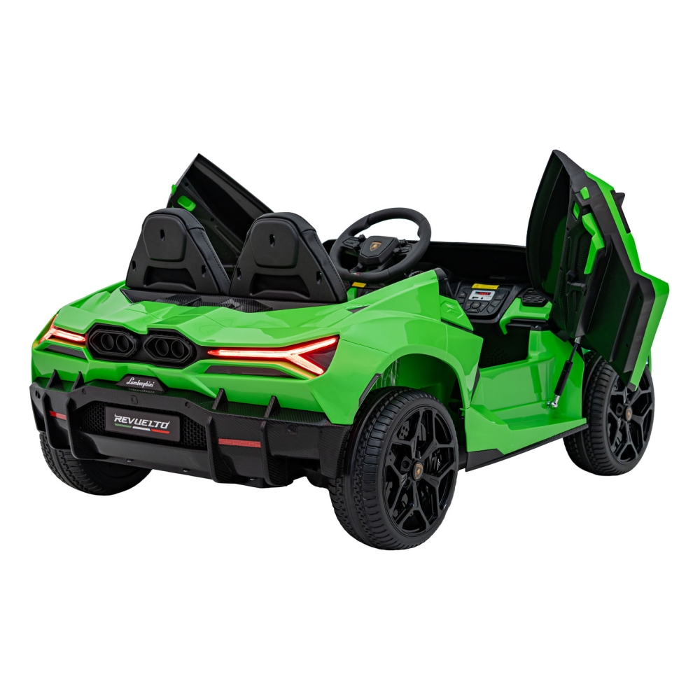 Elektromobilis Lamborghini Revuelto XL, Green-Elektromobiliai vaikams, Mašinos-e-vaikas
