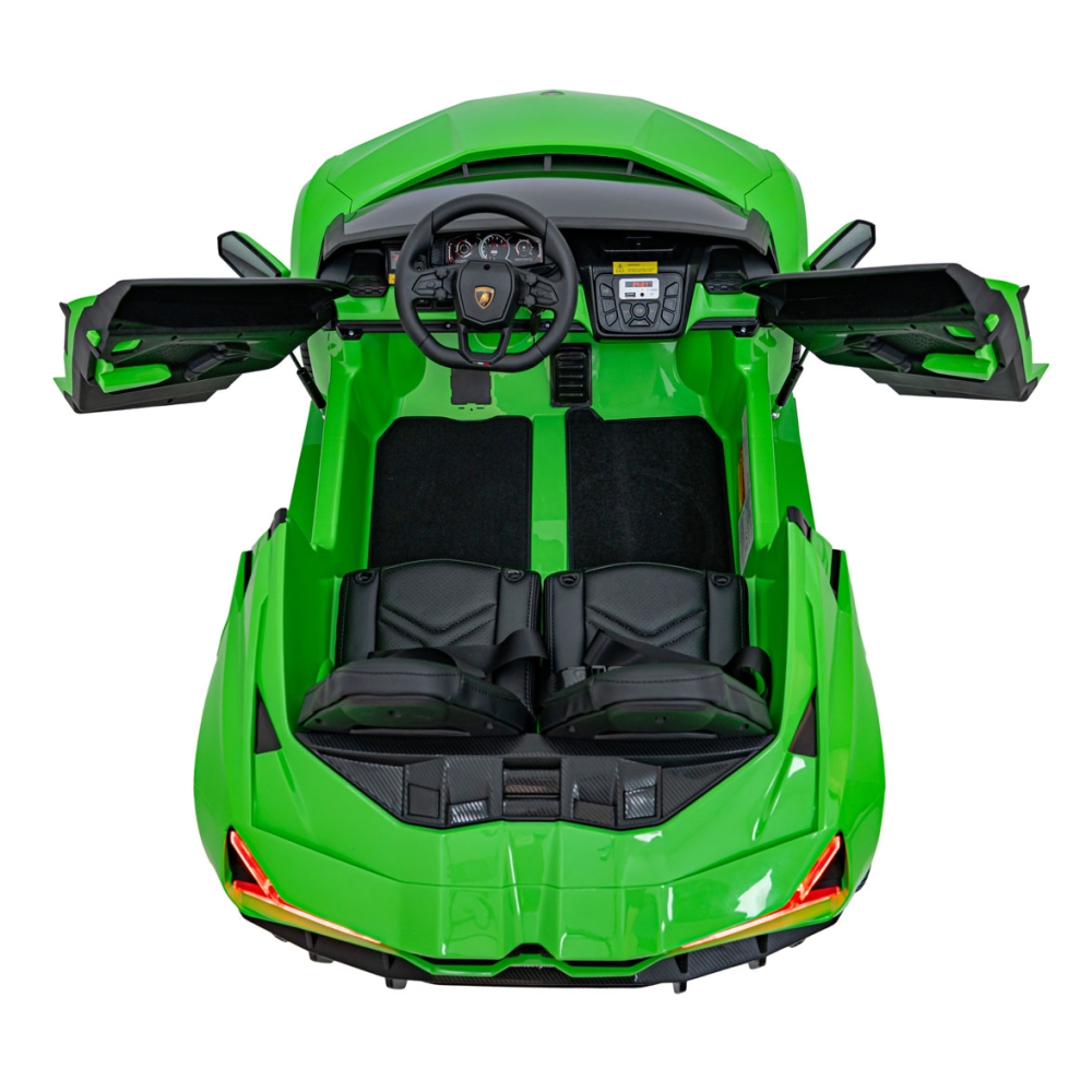 Elektromobilis Lamborghini Revuelto XL, Green-Elektromobiliai vaikams, Mašinos-e-vaikas