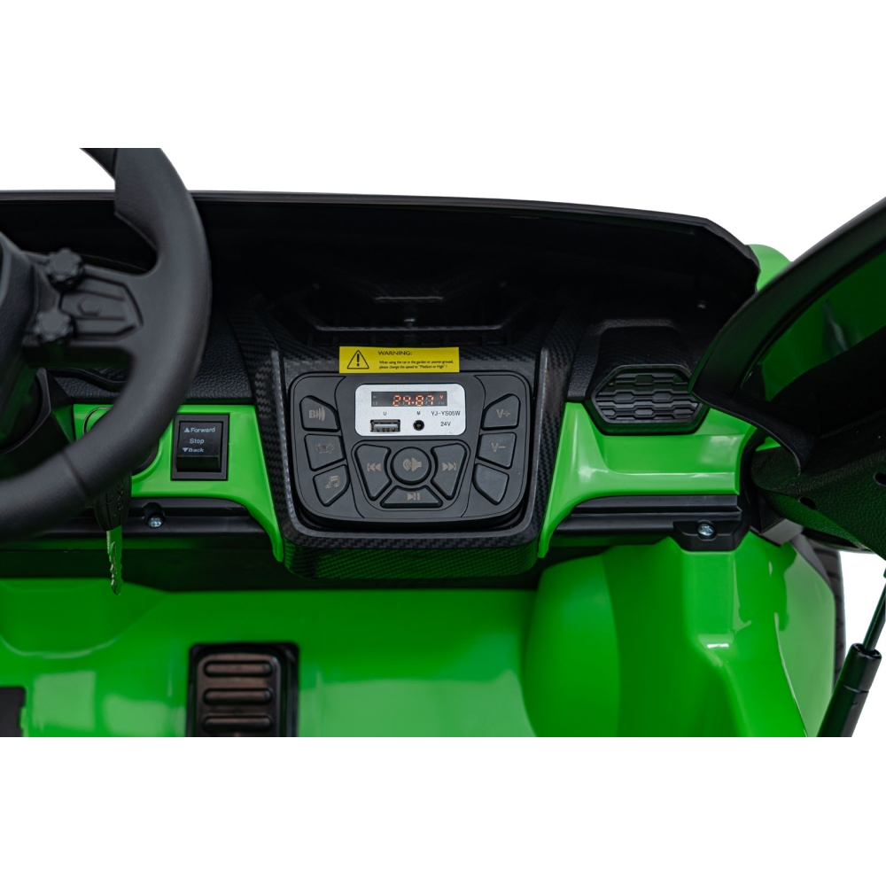 Elektromobilis Lamborghini Revuelto XL, Green-Elektromobiliai vaikams, Mašinos-e-vaikas