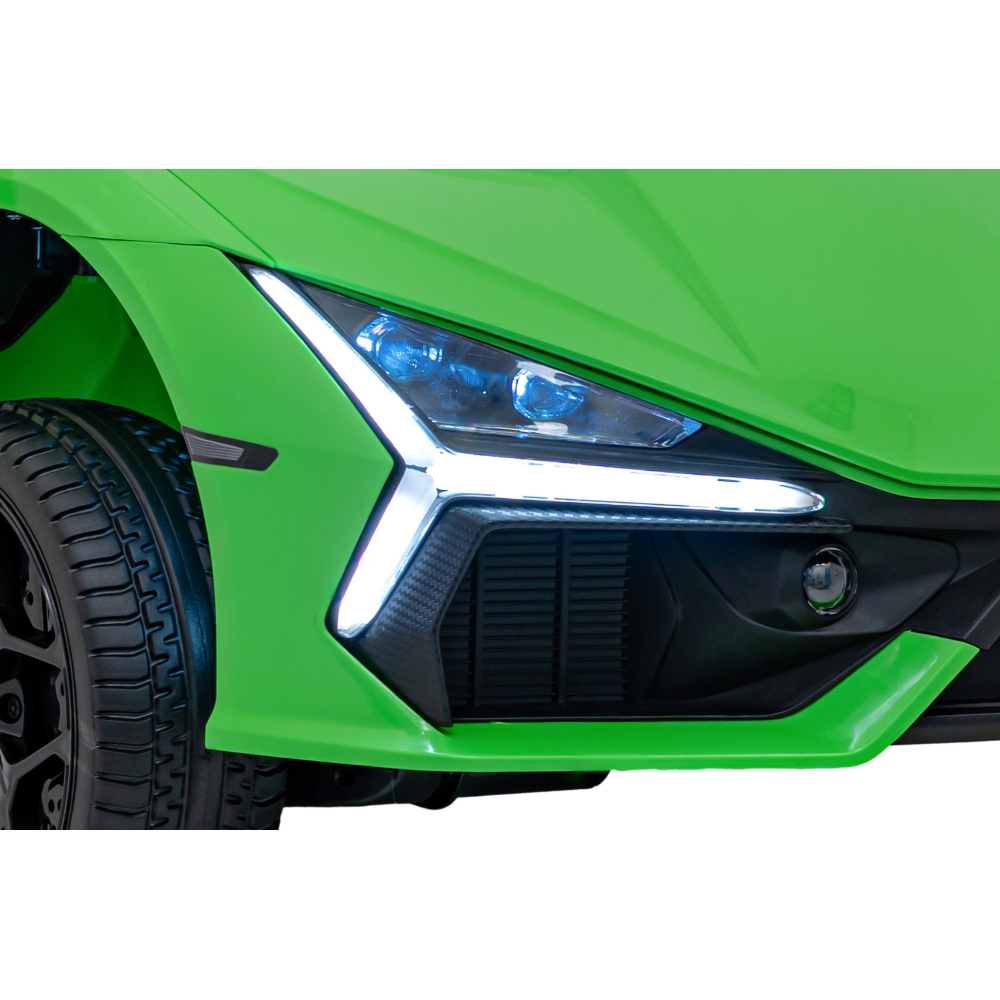 Elektromobilis Lamborghini Revuelto XL, Green-Elektromobiliai vaikams, Mašinos-e-vaikas