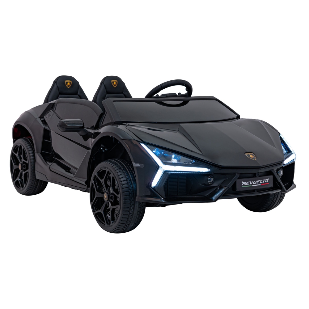 Elektromobilis Lamborghini Revuelto XL, Black-Elektromobiliai vaikams, Mašinos-e-vaikas
