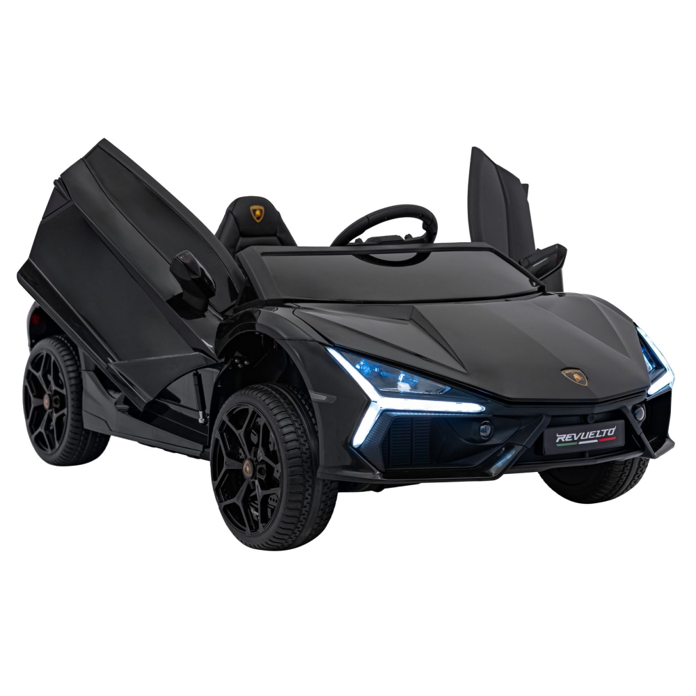 Elektromobilis Lamborghini Revuelto XL, Black-Elektromobiliai vaikams, Mašinos-e-vaikas
