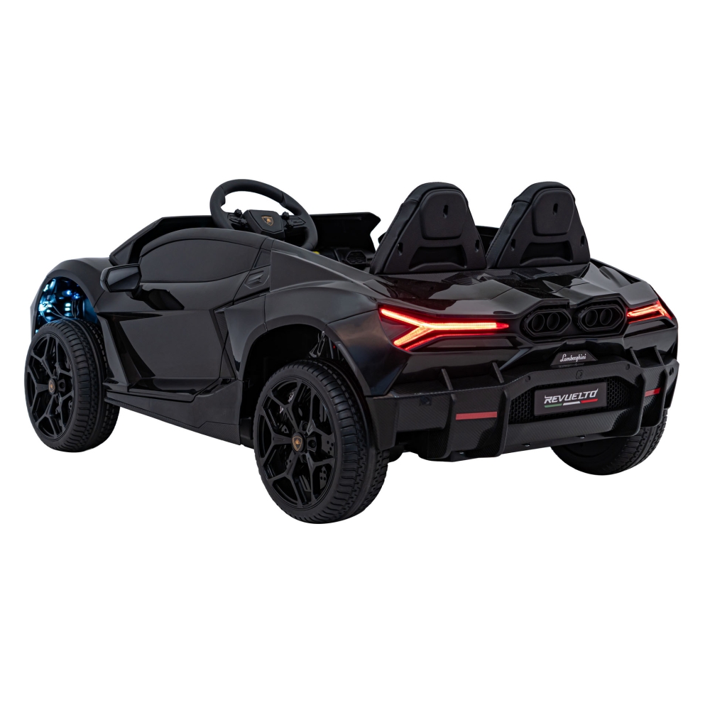 Elektromobilis Lamborghini Revuelto XL, Black-Elektromobiliai vaikams, Mašinos-e-vaikas