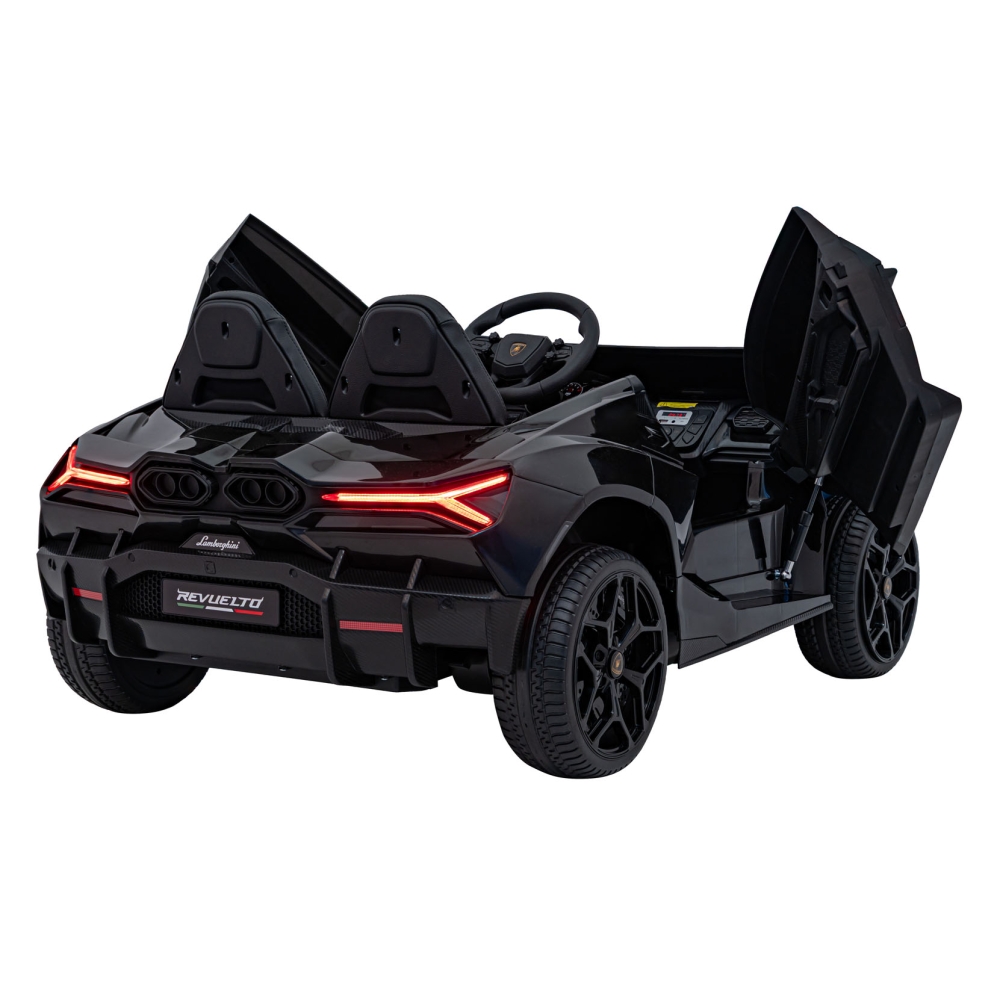 Elektromobilis Lamborghini Revuelto XL, Black-Elektromobiliai vaikams, Mašinos-e-vaikas