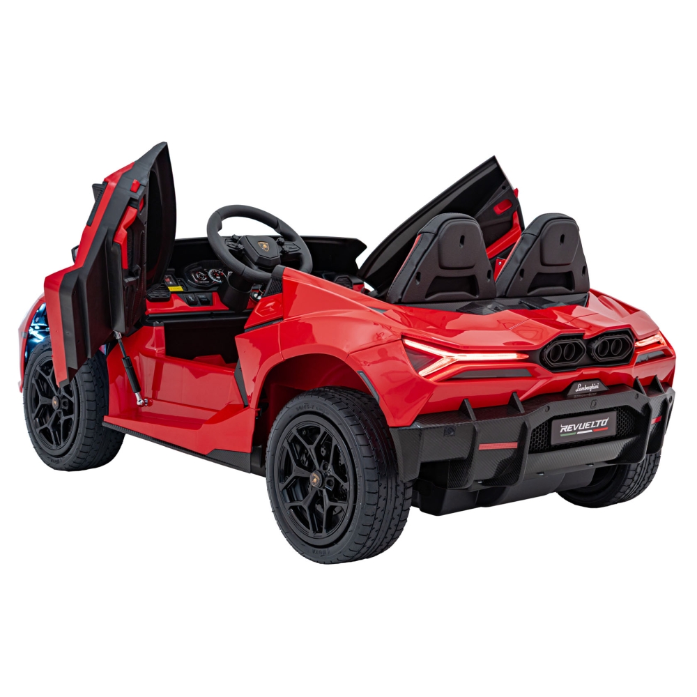 Elektromobilis Lamborghini Revuelto XL STRONG, Red-Elektromobiliai vaikams, Mašinos-e-vaikas