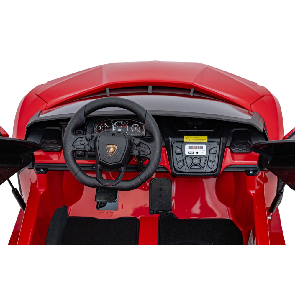 Elektromobilis Lamborghini Revuelto XL STRONG, Red-Elektromobiliai vaikams, Mašinos-e-vaikas