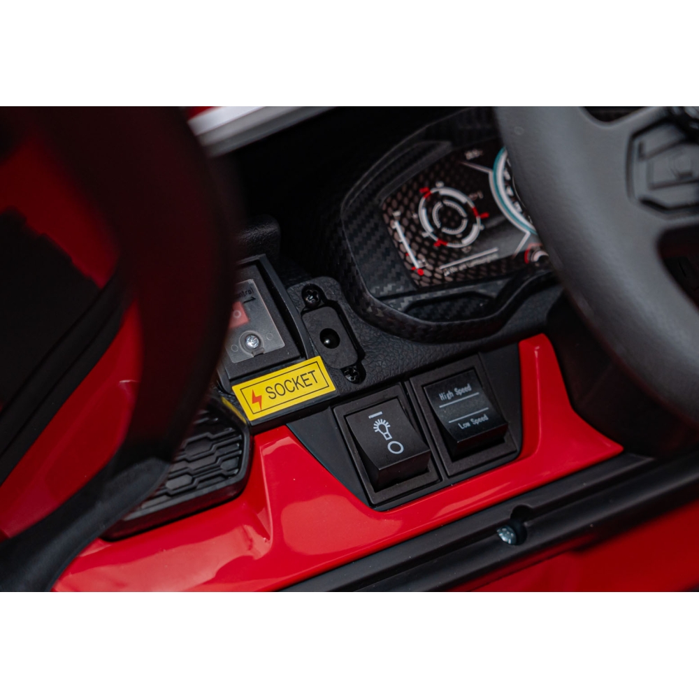 Elektromobilis Lamborghini Revuelto XL STRONG, Red-Elektromobiliai vaikams, Mašinos-e-vaikas