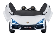Elektromobilis Lamborghini Revuelto XL STRONG, White-Elektromobiliai vaikams, Mašinos-e-vaikas