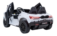 Elektromobilis Lamborghini Revuelto XL STRONG, White-Elektromobiliai vaikams, Mašinos-e-vaikas
