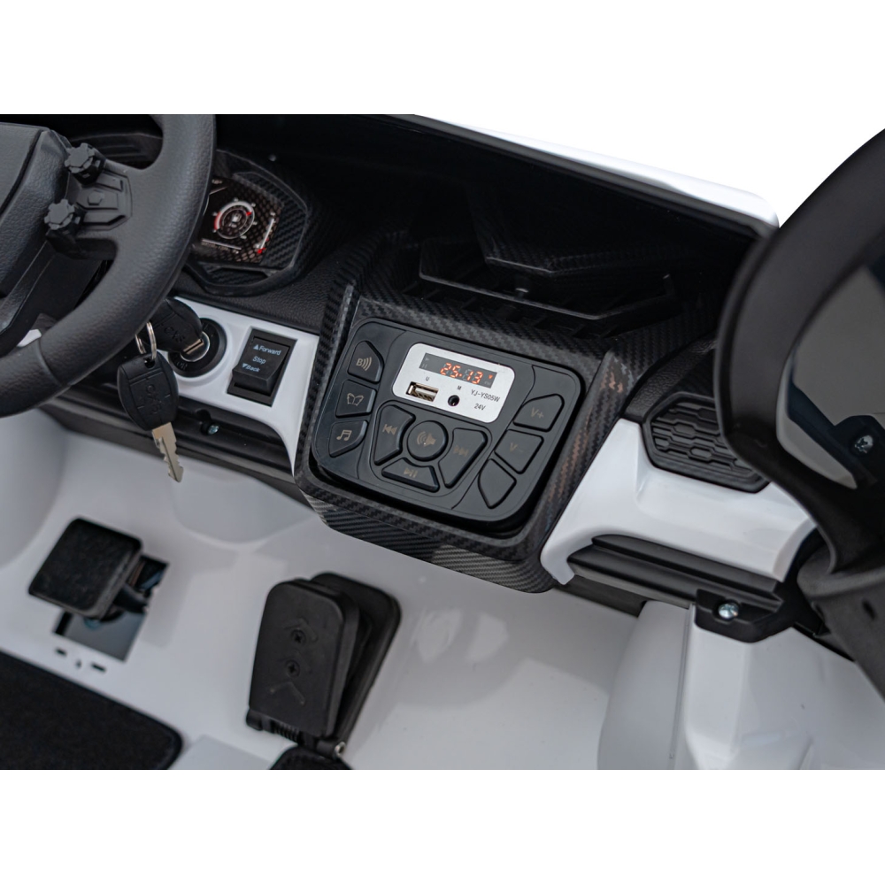 Elektromobilis Lamborghini Revuelto XL STRONG, White-Elektromobiliai vaikams, Mašinos-e-vaikas