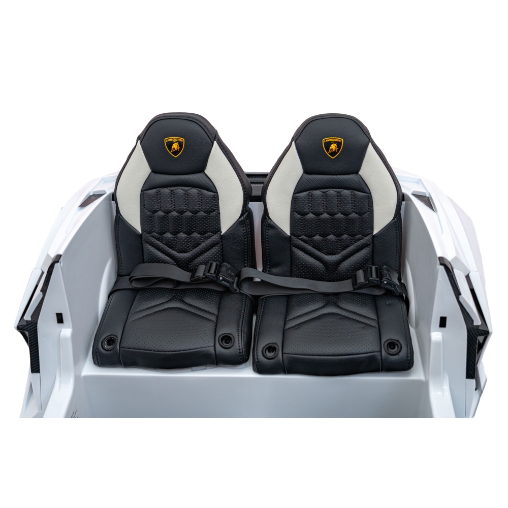 Elektromobilis Lamborghini Revuelto XL STRONG, White-Elektromobiliai vaikams, Mašinos-e-vaikas