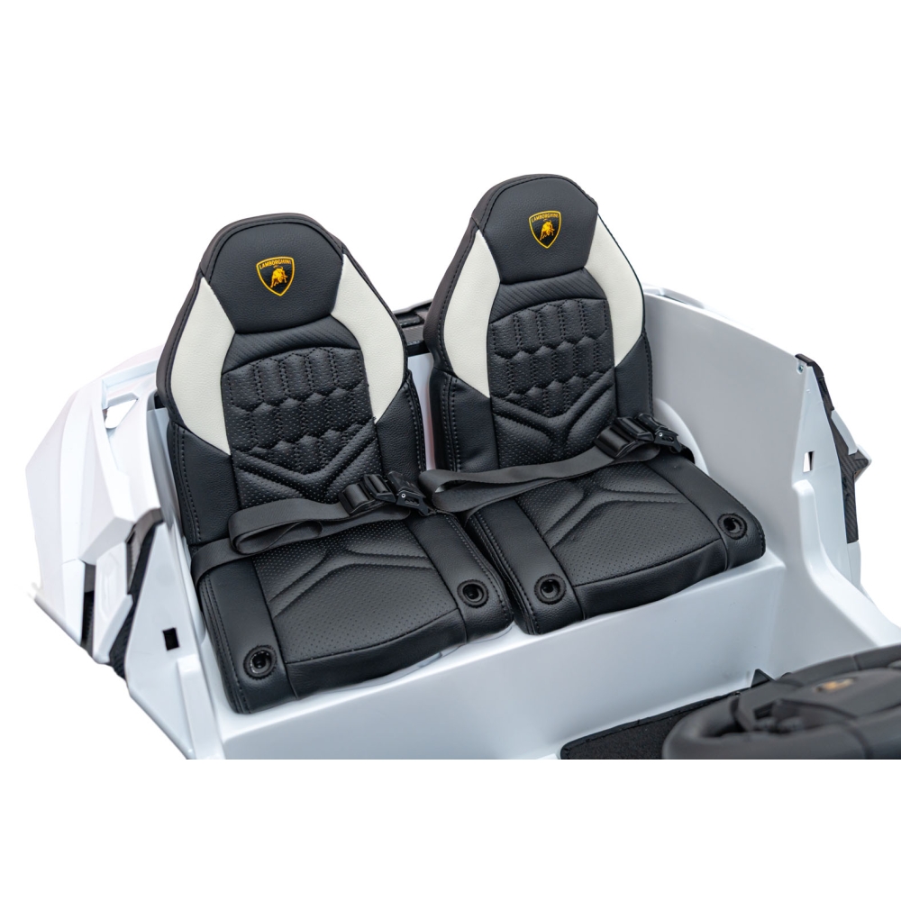 Elektromobilis Lamborghini Revuelto XL STRONG, White-Elektromobiliai vaikams, Mašinos-e-vaikas
