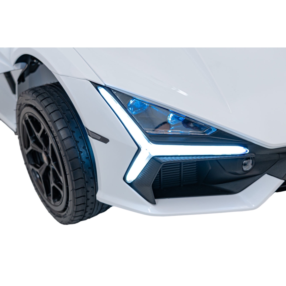 Elektromobilis Lamborghini Revuelto XL STRONG, White-Elektromobiliai vaikams, Mašinos-e-vaikas