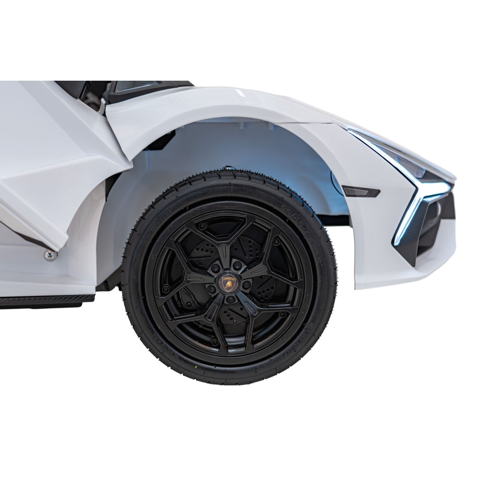 Elektromobilis Lamborghini Revuelto XL STRONG, White-Elektromobiliai vaikams, Mašinos-e-vaikas