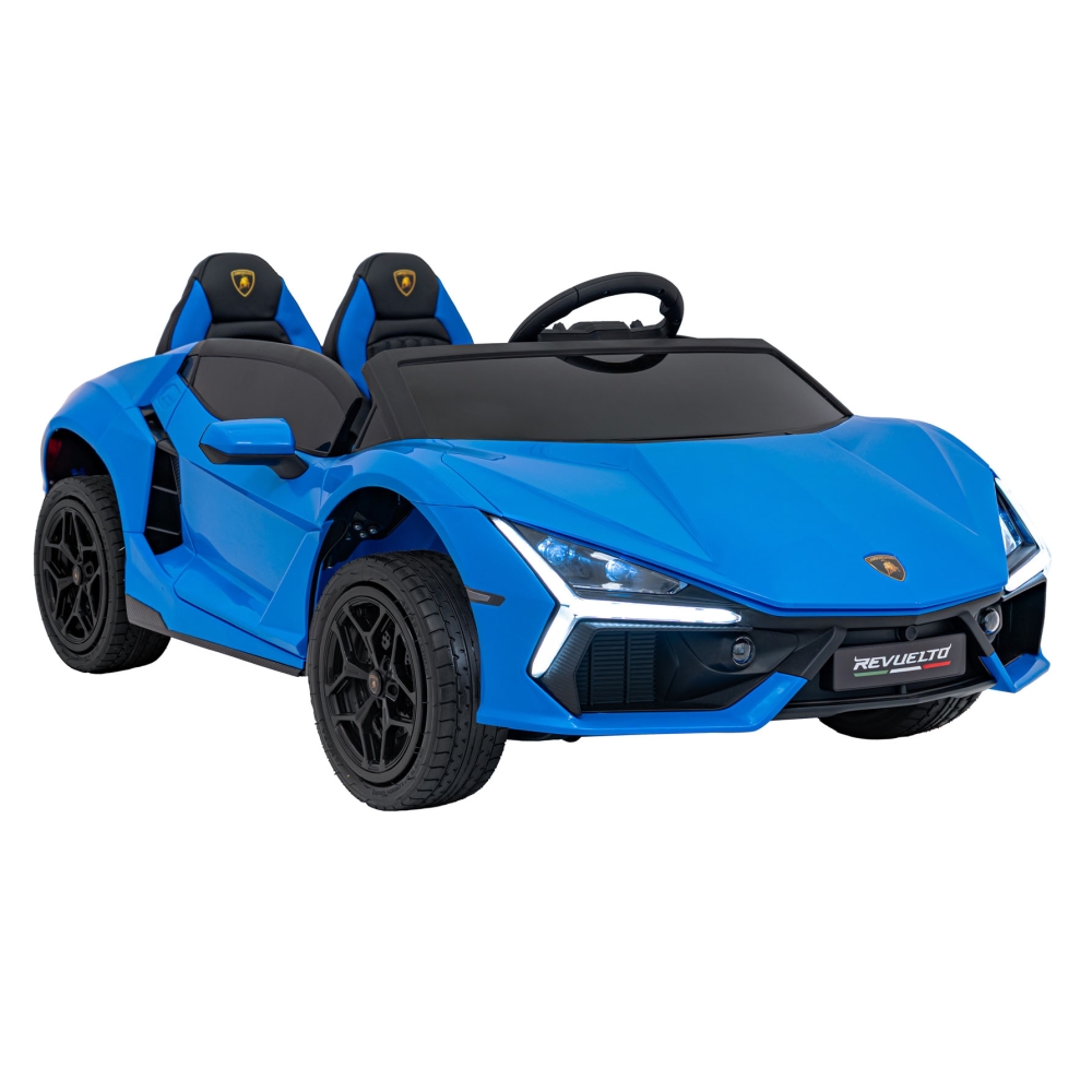 Elektromobilis Lamborghini Revuelto XL STRONG, Blue-Elektromobiliai vaikams, Mašinos-e-vaikas